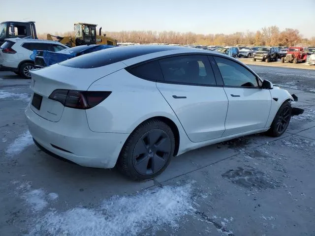 5YJ3E1EB8NF129143 2022 2022 Tesla MODEL 3 3