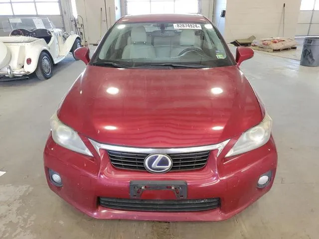 JTHKD5BH7C2113593 2012 2012 Lexus CT- 200 5