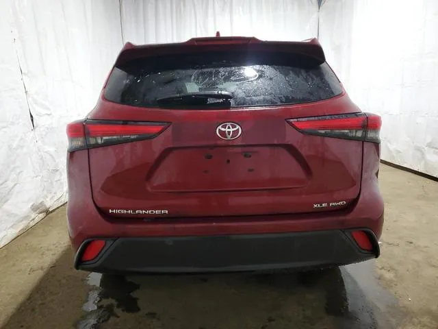 5TDHZRBH2MS537617 2021 2021 Toyota Highlander- Xle 6