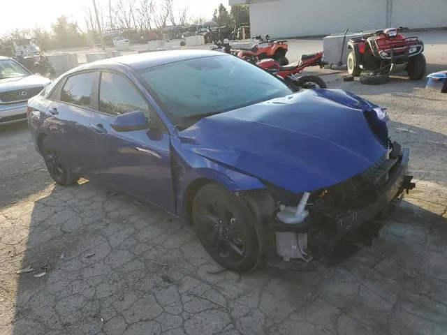 KMHLM4AJ5NU020661 2022 2022 Hyundai Elantra- Blue 4