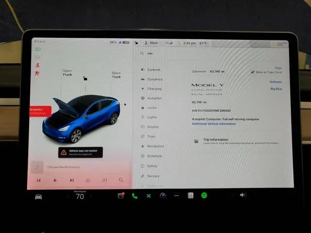 5YJYGDEE5MF296490 2021 2021 Tesla MODEL Y 9