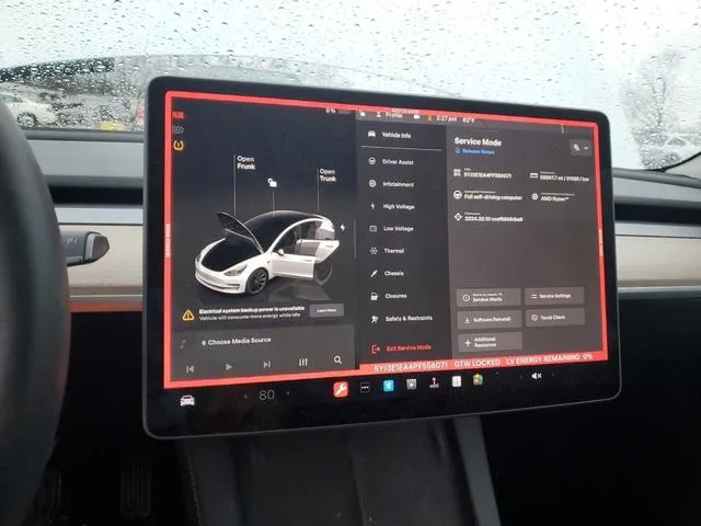 5YJ3E1EA4PF556071 2023 2023 Tesla MODEL 3 9