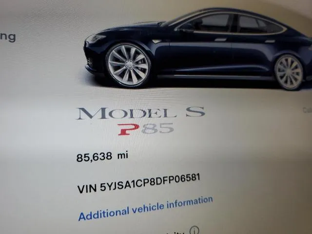 5YJSA1CP8DFP06581 2013 2013 Tesla MODEL S 9