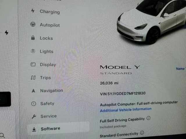 5YJYGDED7MF121830 2021 2021 Tesla MODEL Y 9