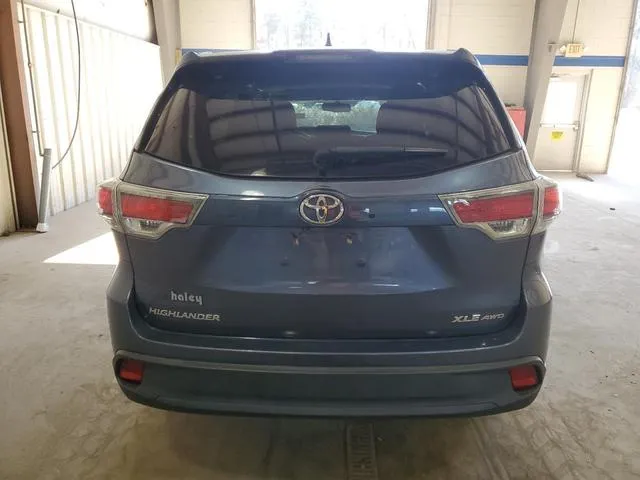 5TDJKRFH4FS138775 2015 2015 Toyota Highlander- Xle 6