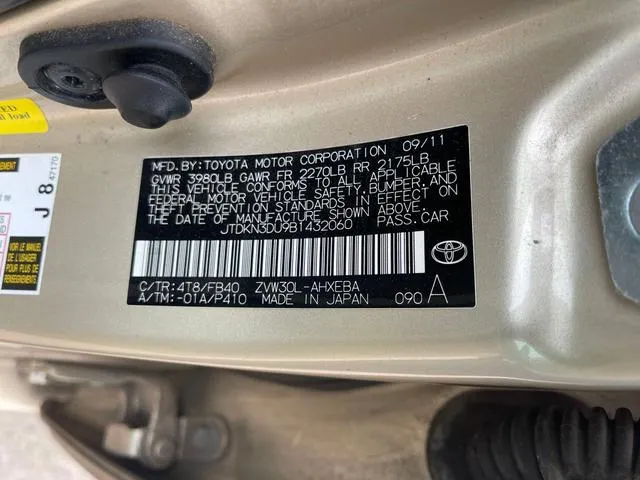 JTDKN3DU9B1432060 2011 2011 Toyota Prius 10