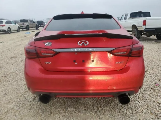 JN1FV7AR6JM480561 2018 2018 Infiniti Q50- Red Sport 400 6