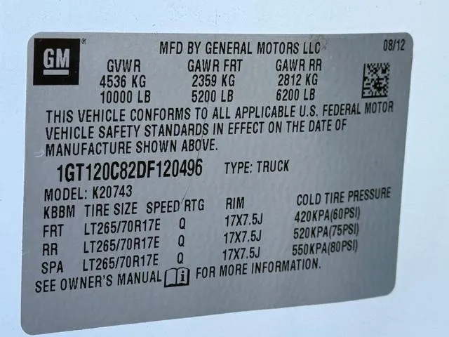 1GT120C82DF120496 2013 2013 GMC Sierra- K2500 Sle 10