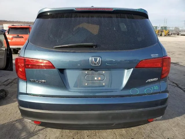 5FNYF6H50HB066971 2017 2017 Honda Pilot- Exl 6