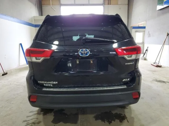 5TDJGRFH4KS052295 2019 2019 Toyota Highlander- Hybrid 6