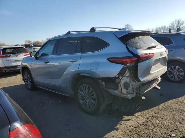 5TDEBRCHXMS015467 2021 2021 Toyota Highlander- Hybrid Platinum 2