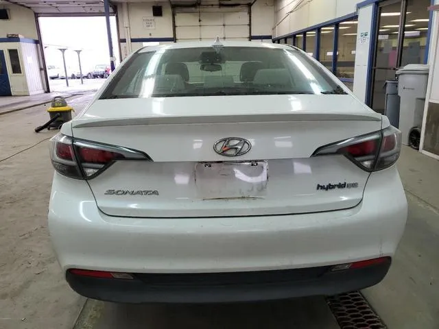 KMHE24L16GA011435 2016 2016 Hyundai Sonata- Hybrid 6