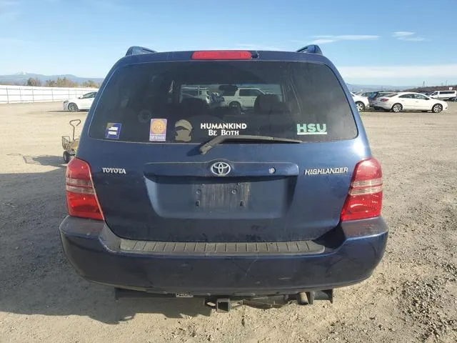 JTEGD21A320029688 2002 2002 Toyota Highlander 6