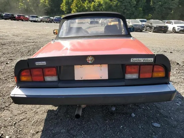 ZARBA5417G1036669 1986 1986 Alfa Romeo Veloce- 2000 Spider 6