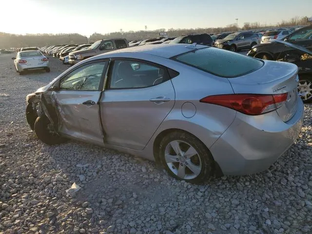 KMHDH4AE0CU394989 2012 2012 Hyundai Elantra- Gls 2