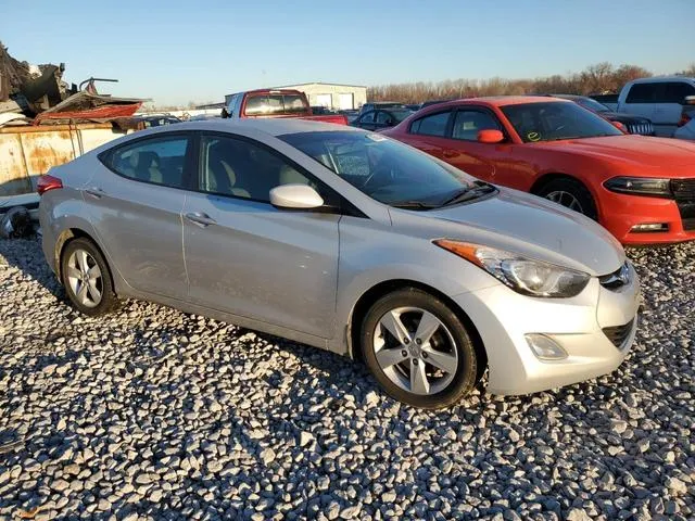 KMHDH4AE0CU394989 2012 2012 Hyundai Elantra- Gls 4