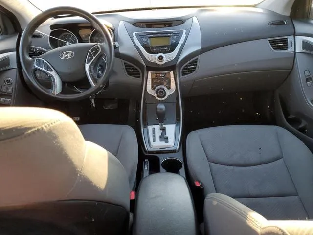 KMHDH4AE0CU394989 2012 2012 Hyundai Elantra- Gls 8