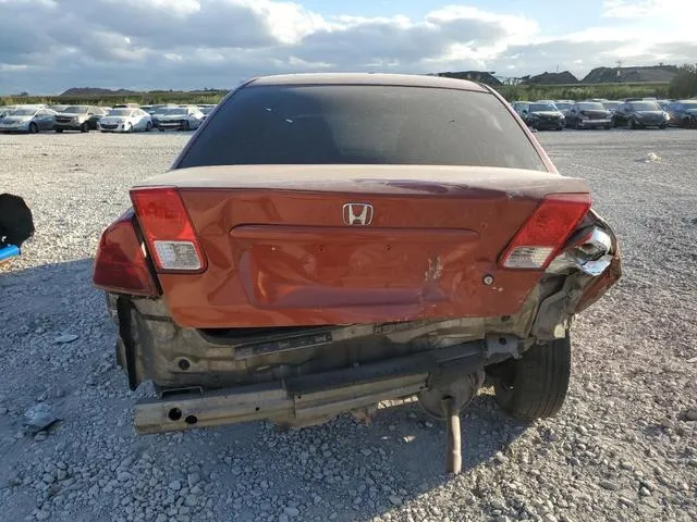 2HGES16564H624087 2004 2004 Honda Civic- LX 6