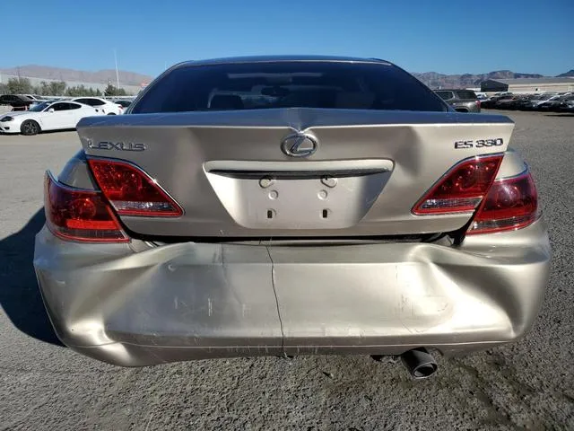 JTHBA30G765155059 2006 2006 Lexus ES- 330 6