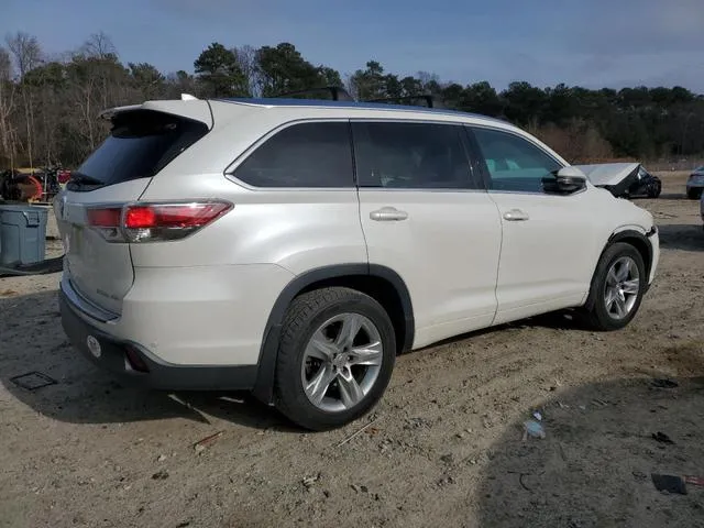 5TDDKRFH0ES038961 2014 2014 Toyota Highlander- Limited 3