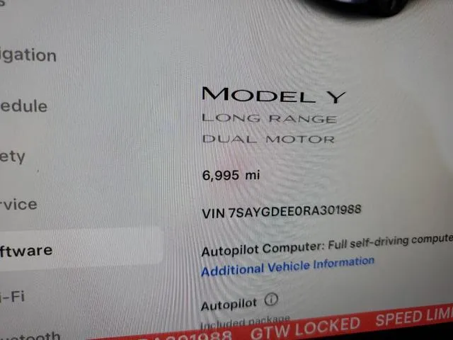 7SAYGDEE0RA301988 2024 2024 Tesla MODEL Y 9