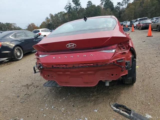 5NPLN4AG7MH011202 2021 2021 Hyundai Elantra- Sel 6