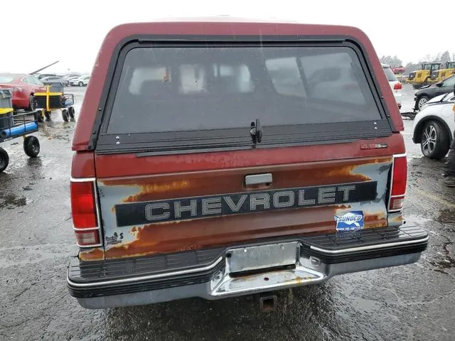 1GCCT14Z0N8157202 1992 1992 Chevrolet S10- S10 6