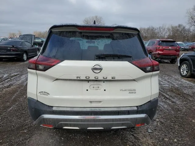 JN8AT3DD9MW304591 2021 2021 Nissan Rogue- Platinum 6