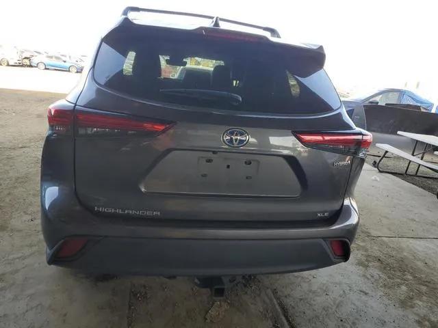 5TDHBRCHXNS557361 2022 2022 Toyota Highlander- Hybrid Xle 6