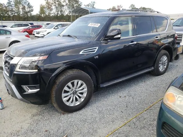 JN8AY2AD5M9661586 2021 2021 Nissan Armada- SV 1