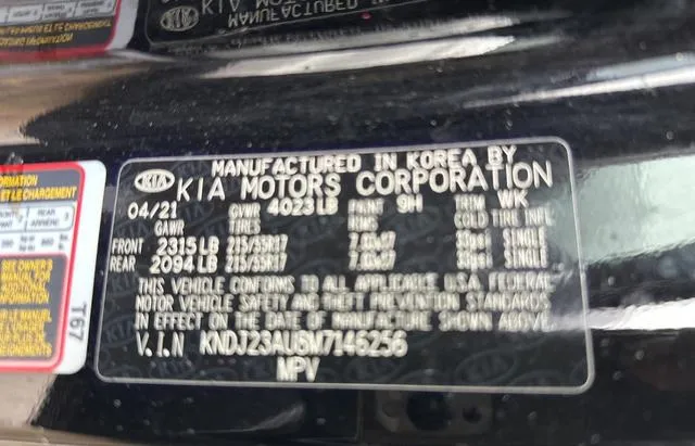 KNDJ23AU8M7146256 2021 2021 KIA Soul- LX 10