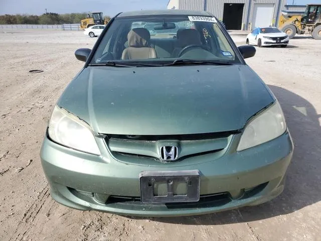 2HGES16324H606586 2004 2004 Honda Civic- Dx Vp 5