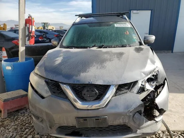 KNMAT2MV9FP569930 2015 2015 Nissan Rogue- S 5