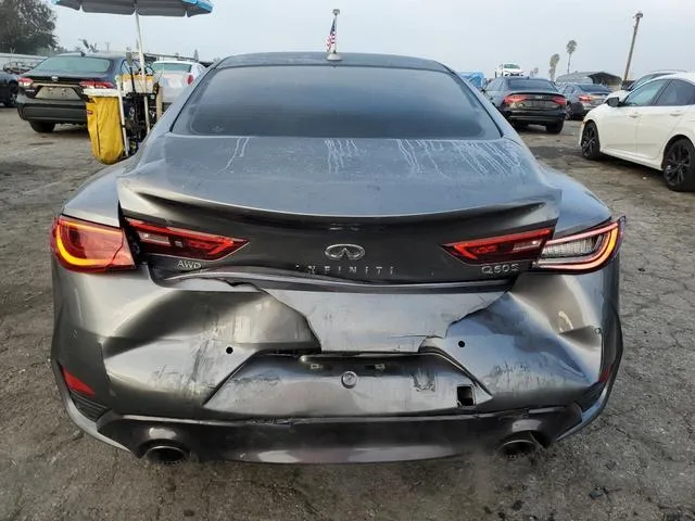 JN1FV7EL6KM440827 2019 2019 Infiniti Q60- Red Sport 400 6