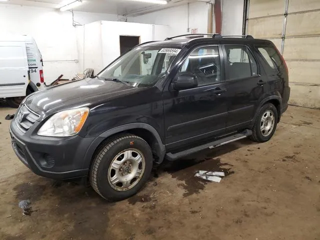 JHLRD78596C043847 2006 2006 Honda CR-V- LX 1