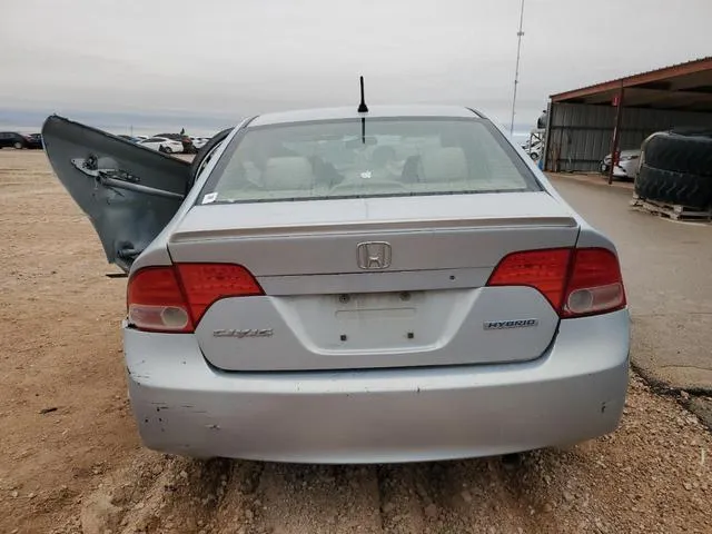 JHMFA36227S021088 2007 2007 Honda Civic- Hybrid 6