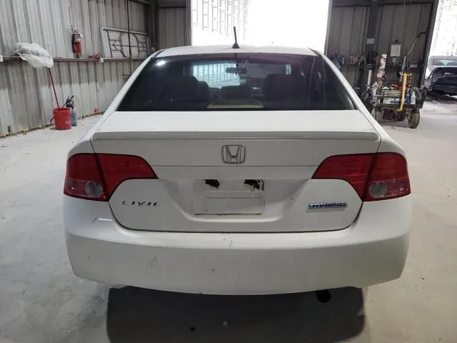 JHMFA36298S005276 2008 2008 Honda Civic- Hybrid 6