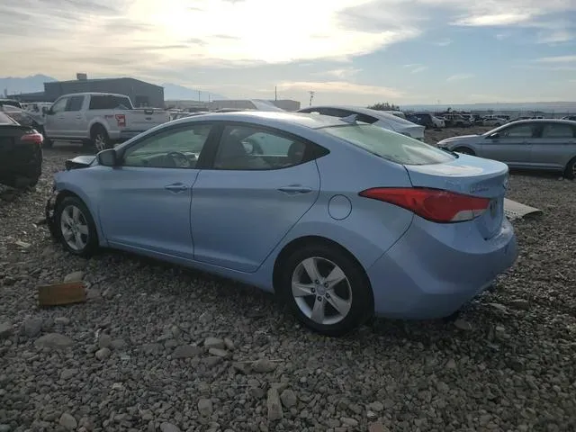 KMHDH4AE4CU187151 2012 2012 Hyundai Elantra- Gls 2