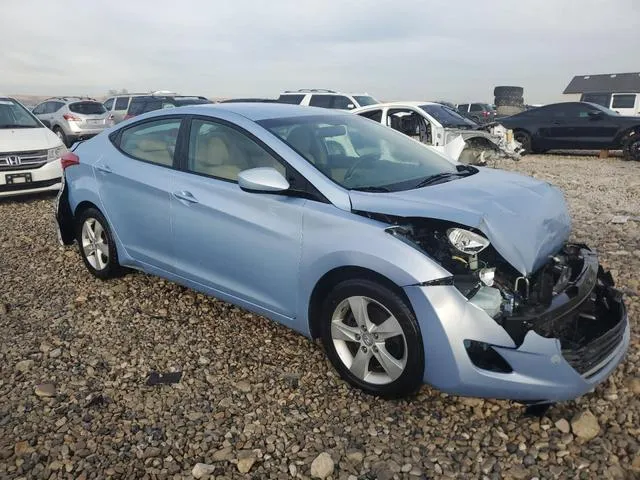 KMHDH4AE4CU187151 2012 2012 Hyundai Elantra- Gls 4