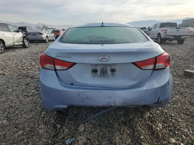 KMHDH4AE4CU187151 2012 2012 Hyundai Elantra- Gls 6