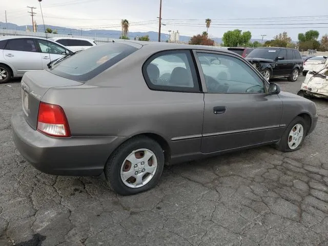 KMHCG35C81U141661 2001 2001 Hyundai Accent- GS 3