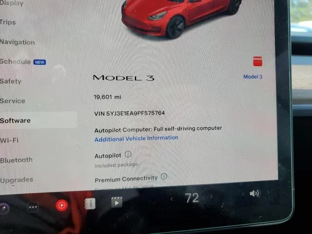 5YJ3E1EA9PF575764 2023 2023 Tesla MODEL 3 9