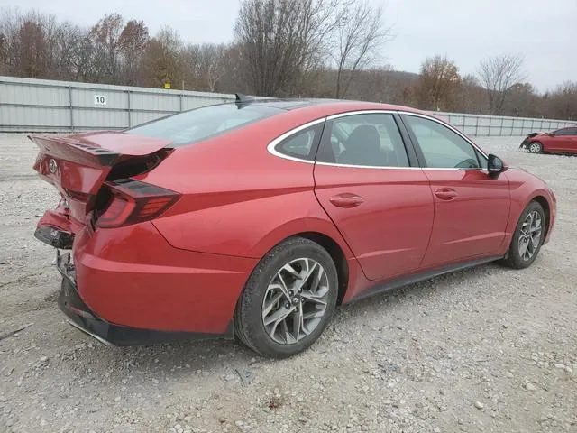 5NPEF4JA1MH127125 2021 2021 Hyundai Sonata- Sel 3