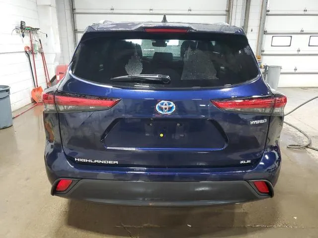 5TDGBRCH7MS517166 2021 2021 Toyota Highlander- Hybrid Xle 6