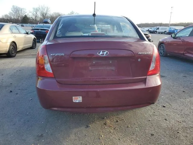 KMHCN46C58U259896 2008 2008 Hyundai Accent- Gls 6