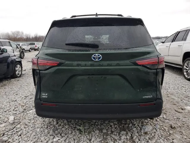 5TDYSKFC6MS026616 2021 2021 Toyota Sienna- Xle 6