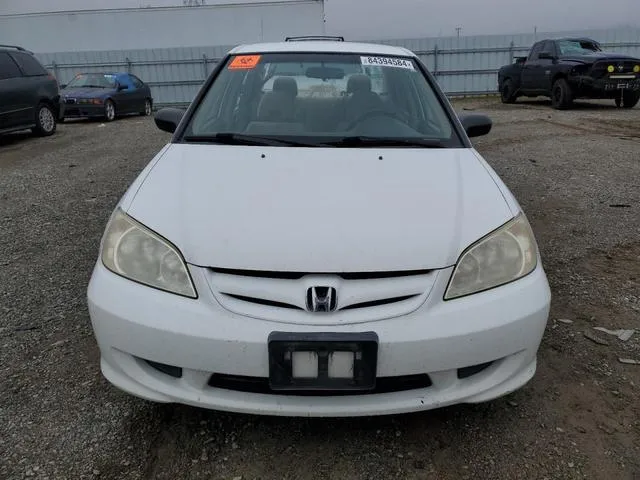 JHMES165X5S001482 2005 2005 Honda Civic- LX 5