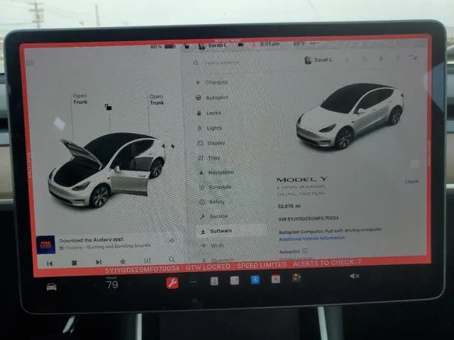 5YJYGDEE0MF070034 2021 2021 Tesla MODEL Y 9