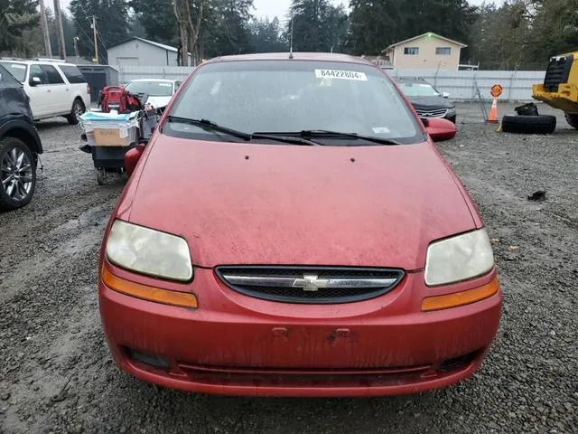 KL1TG52635B356291 2005 2005 Chevrolet Aveo- LT 5