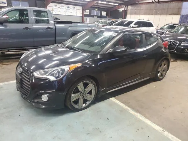 KMHTC6AE7FU233310 2015 2015 Hyundai Veloster- Turbo 1